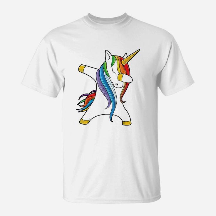 Dabbing Unicorn Rainbow Unicorns T-Shirt