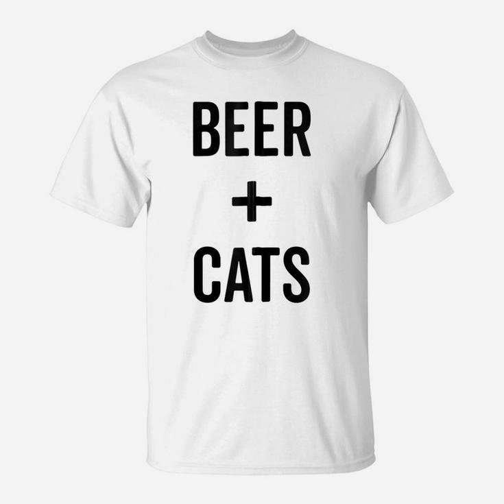 Drinking Saying Drinker Graphic Funny Beer Cool Cat Lovers Zip Hoodie T-Shirt