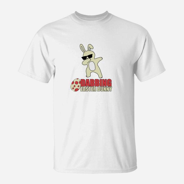 Easter Gift For Dabbing Easter Bunny Kids Boys Girls Toddlers T-Shirt
