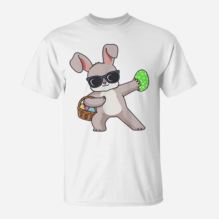 Easter Shirt Dabbing Rabbit Dab Egg Hunting Easter Bunny T-Shirt
