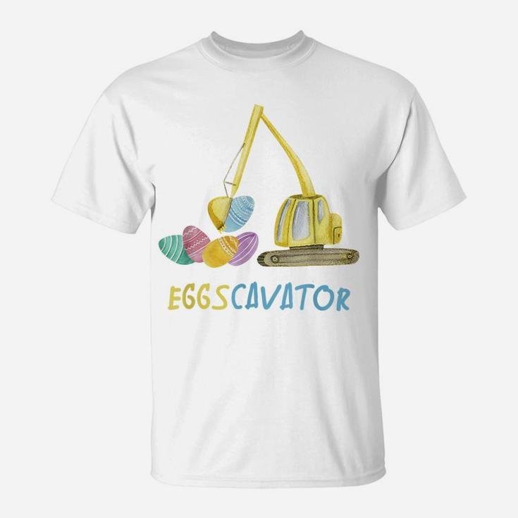 Eggscavator Easter Eggs Hunting T-Shirt