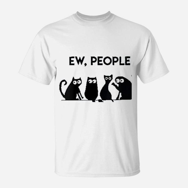 Ew People Cat Lovers Meowy T-Shirt