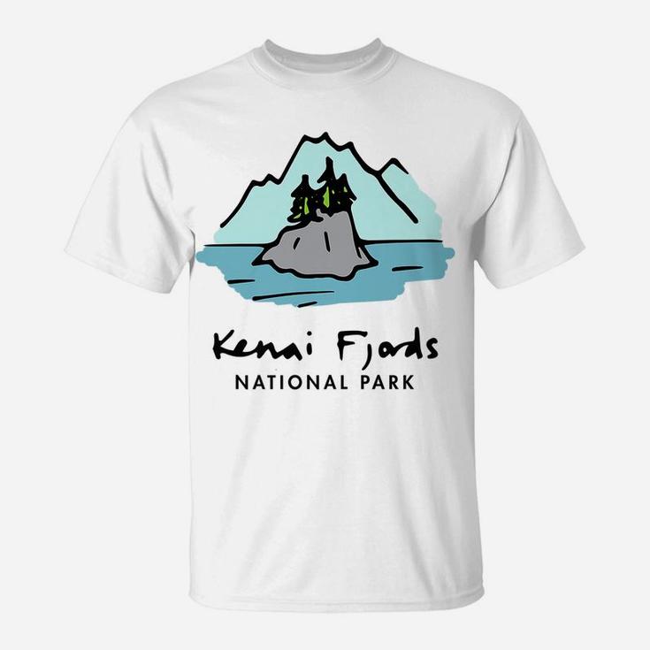 Family Vacation Gift - Retro Kenai Fjords National Park T-Shirt