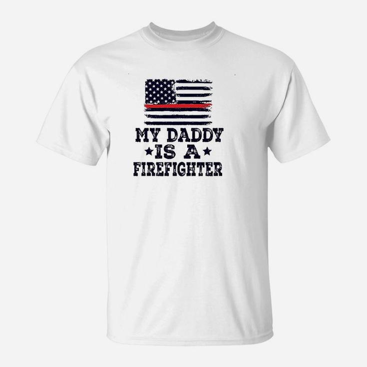 Fireman Daddy Is A Firefighter T-Shirt