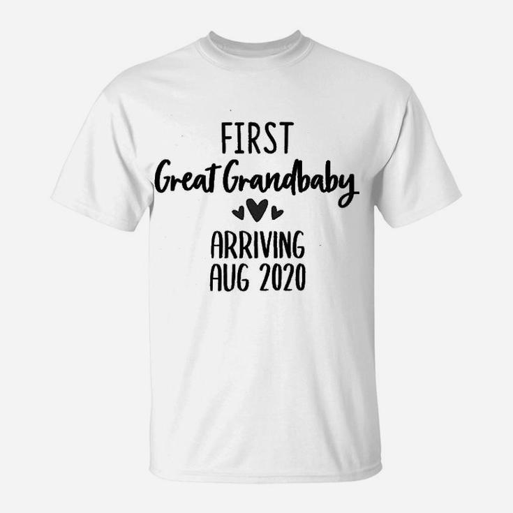 First Great Grandbaby Baby Announcement Reveal Gift T-Shirt