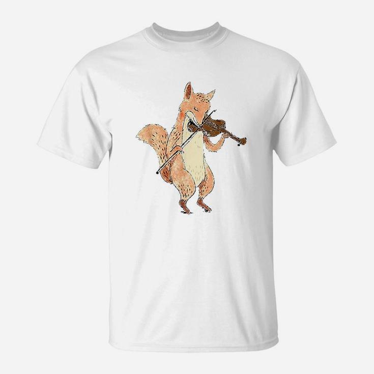 Fox Playing Violin T-Shirt