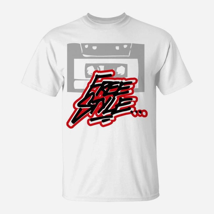 Freestyle Graffiti Cassette Hip-Hop Retro Tape T-Shirt