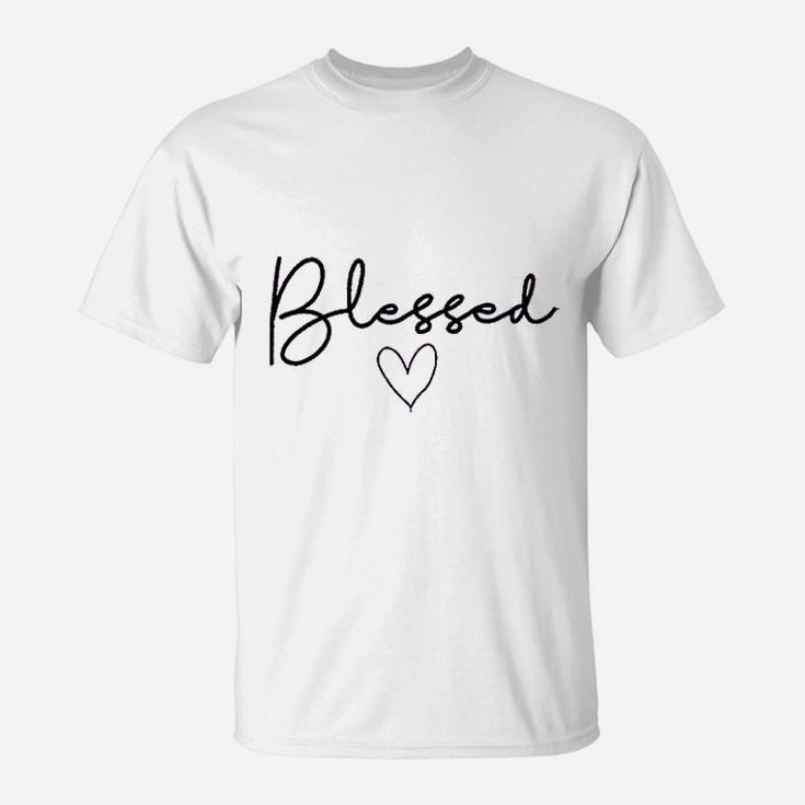 Funny Blessed Heart T-Shirt
