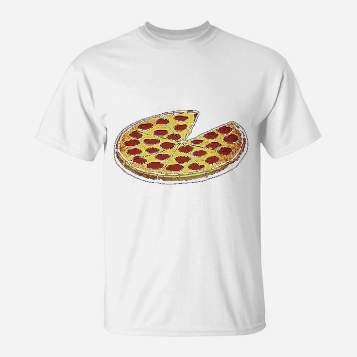 Funny Dads Pizza Pie And Slice Dad T-Shirt
