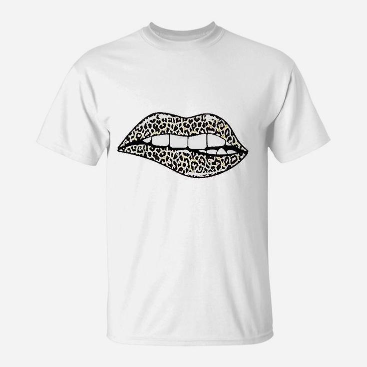 Funny Leopard Lips T-Shirt