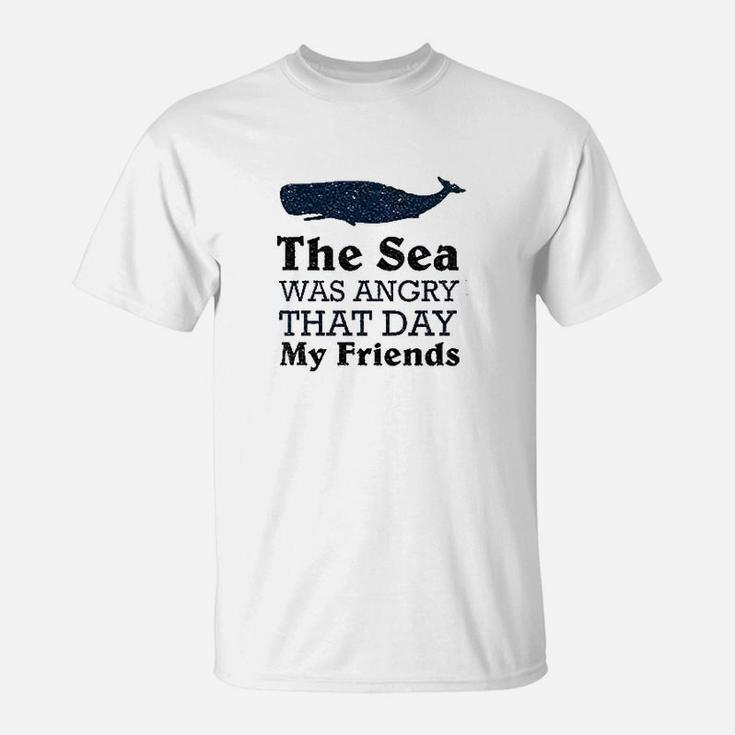 Funny Tv Vandelay Sea Was Angry That Day Costanza T-Shirt