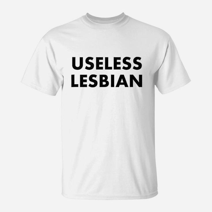 Funny Useless Lesbian Lgbt Gay Pride Gift T-Shirt