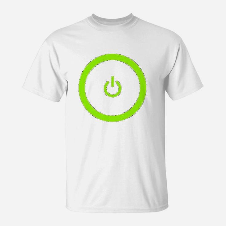 Gaming Power Button Gamer Pride T-Shirt