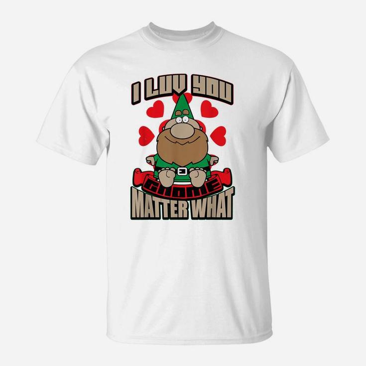 Gardener Gnome Valentine's Day Shirt For Men Women T-Shirt