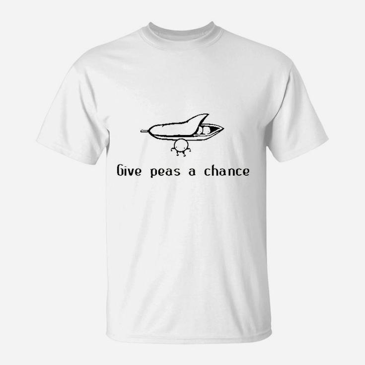 Give Peas A Chance Vegetarian T-Shirt