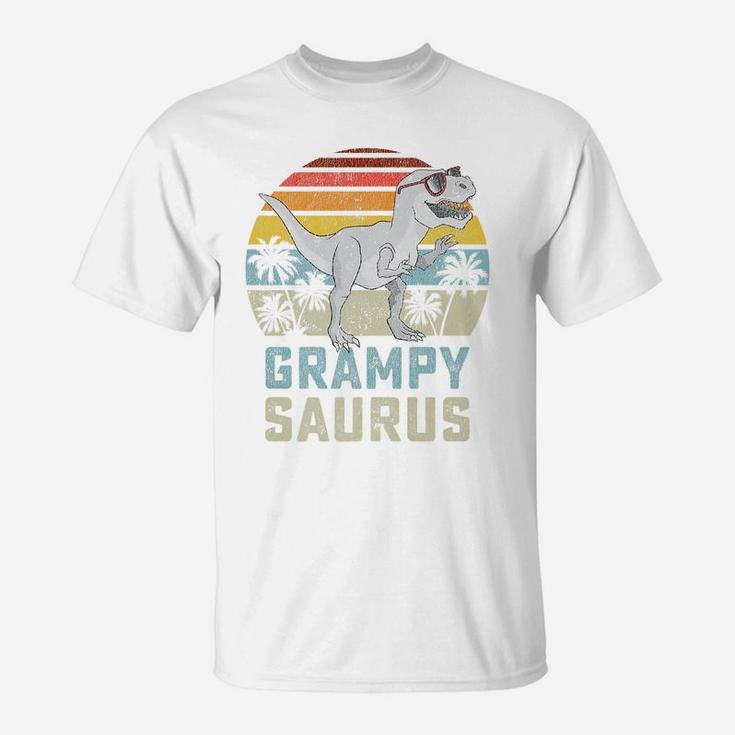 Grampysaurus T Rex Dinosaur Grampy Saurus Family Matching T-Shirt