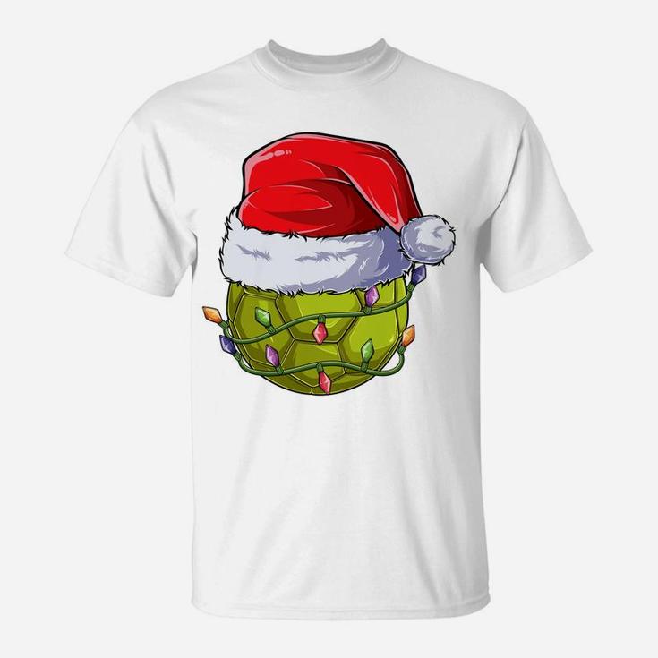 Handball Christmas Boy Apparel, Funny Santa Sport Men Kids T-Shirt