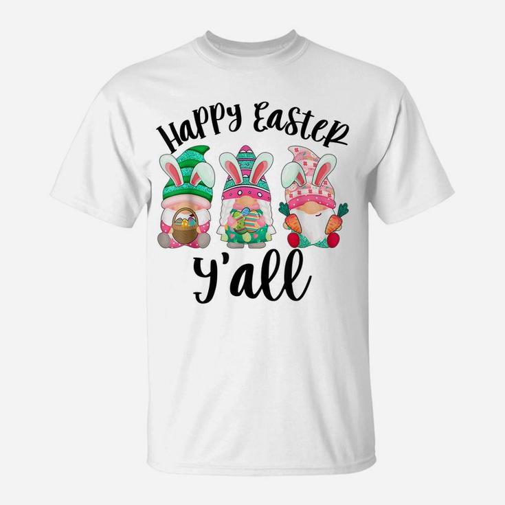 Happy Easter Y'all Cute Easter Day Gift Gnome Eggs For Kids T-Shirt