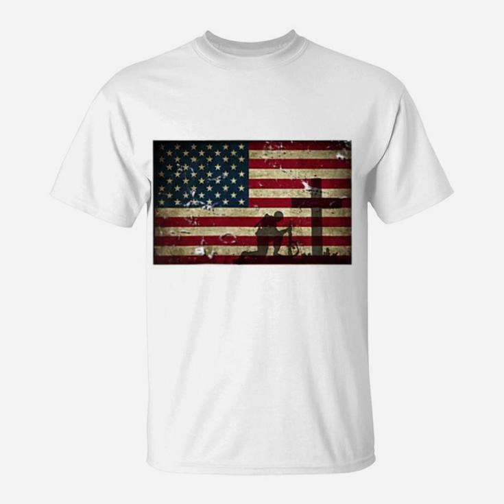 Home Of The Free Because Of The Brave - Veterans Tshirt T-Shirt