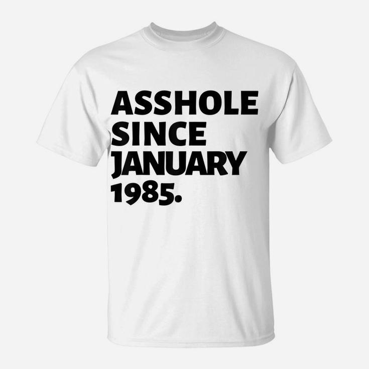 January 1985  Vintage Funny 35Th Birthday Gift Gag Gift T-Shirt