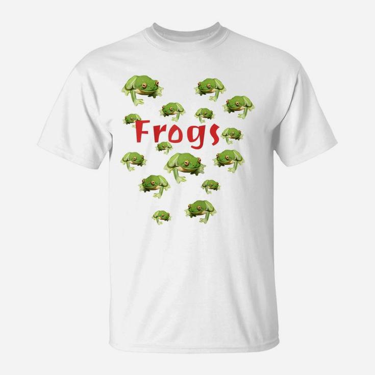 Just Someone Who Loves Frogs Raglan Baseball Tee T-Shirt