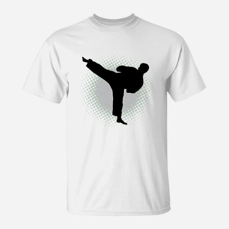 Karate Martial Arts Silhouette Sports Youth T-Shirt