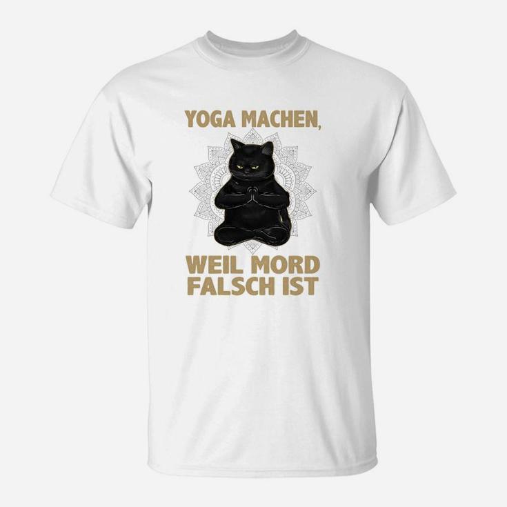 Katze  Amp Yoga- T-Shirt