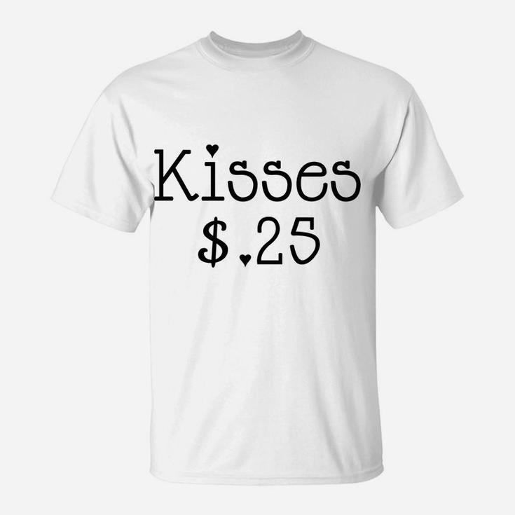 Kids Valentines Day  Kisses Gift Outfit For Kids T-Shirt
