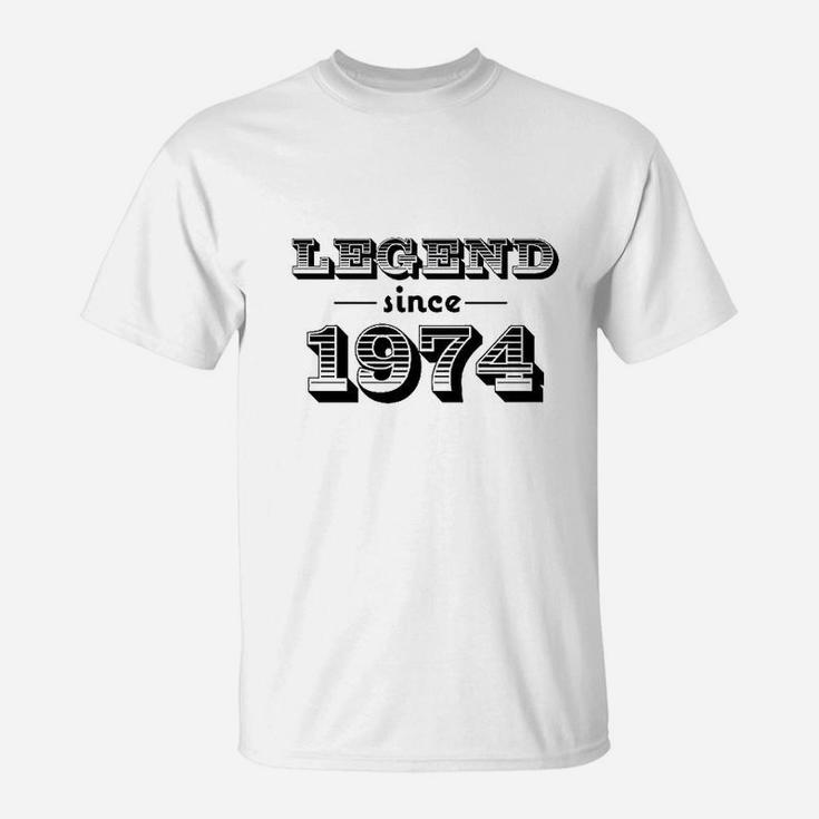 Legend Since 1974- Birthday T-Shirt