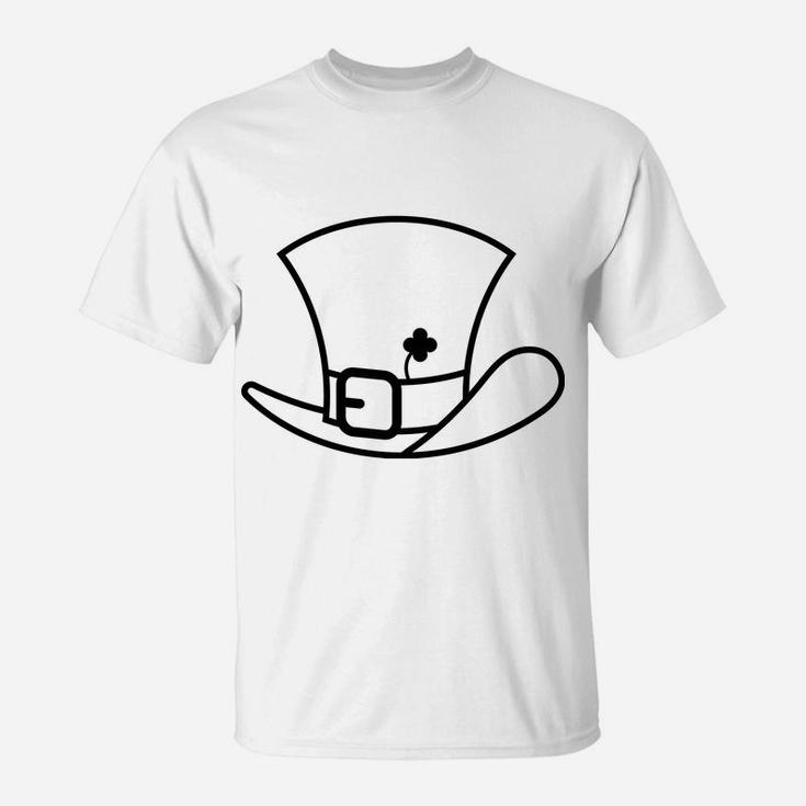 Leprechaun Hat black T-Shirt