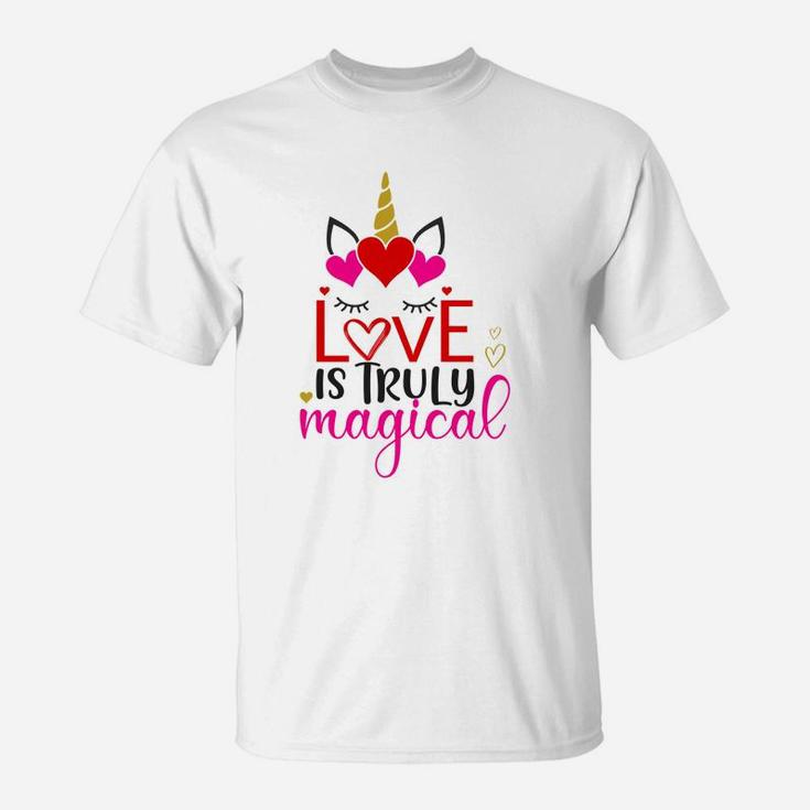 Love Is Truly Valentine Day Valentine Day Gift Happy Valentines Day T-Shirt