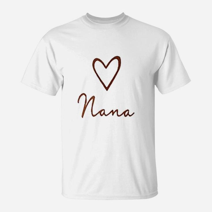 Love Nana Heart T-Shirt