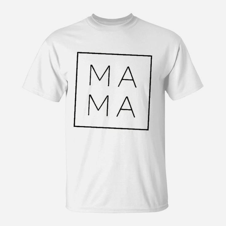 Mama Letter Print Mother Day Mom Gift T-Shirt