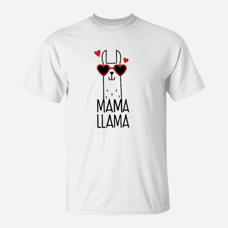 Mama Llama Funny Gift Set For Mothers Day T-Shirt