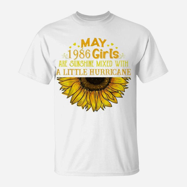 May Girl 1986 - 35Th Birthday Gift For Strong Girl  T-Shirt