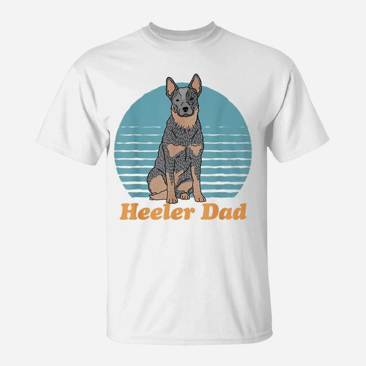 Mens Heeler Dad | Australian Cattle Dog Owner Heeler T-Shirt