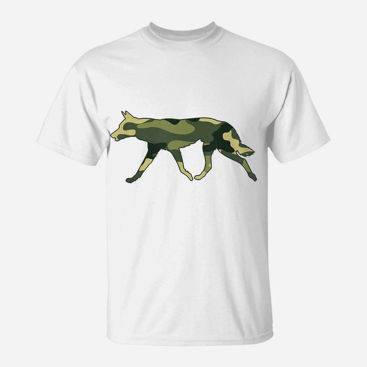 Military Dingo Camo Men Print Us Dog Pet Puppy Veteran Gift T-Shirt