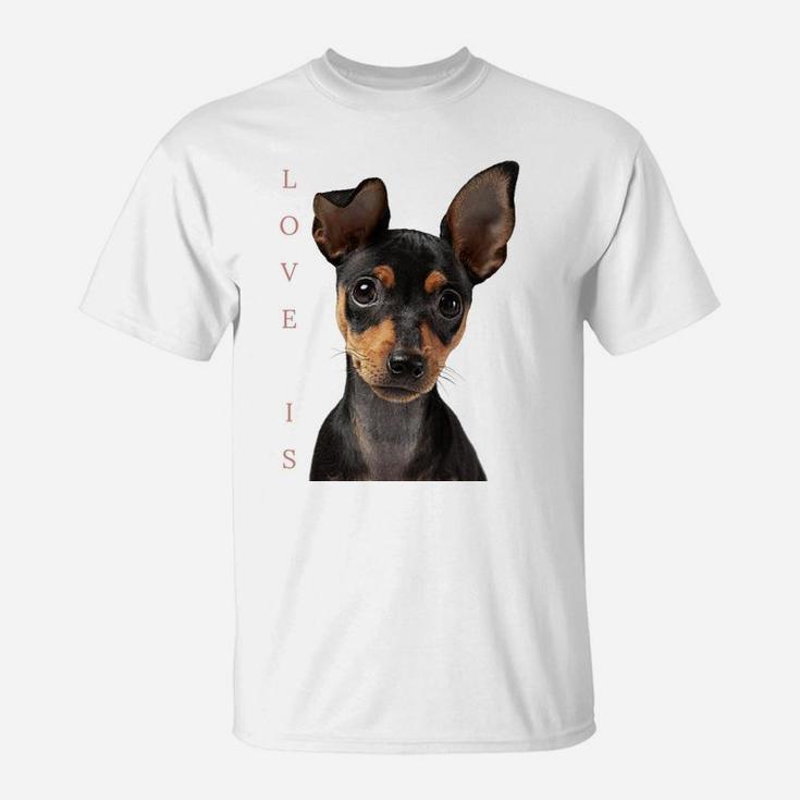 Miniature Pinscher Shirt Dog Mom Dad Tshirt Love Puppy Pet Sweatshirt T-Shirt
