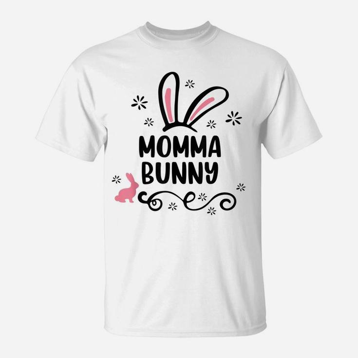 Momma Bunny Funny Matching Easter Bunny Egg Hunting T-Shirt