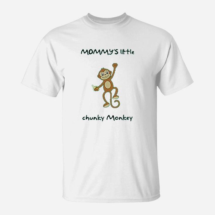Mommys Little Chunky Monkey Boy Girl Clothes T-Shirt