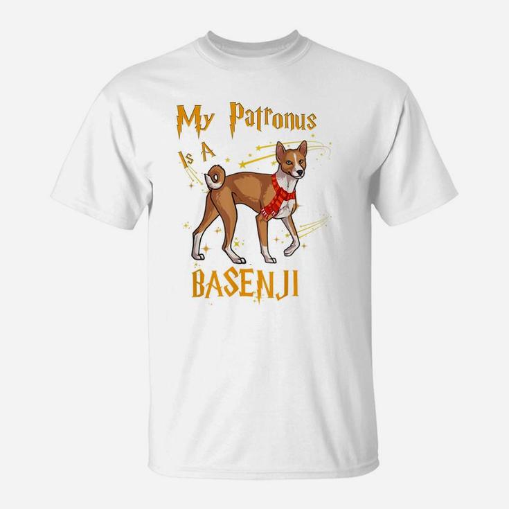My Patronus Is A Basenji T Shirt For Dog Lovers T-Shirt