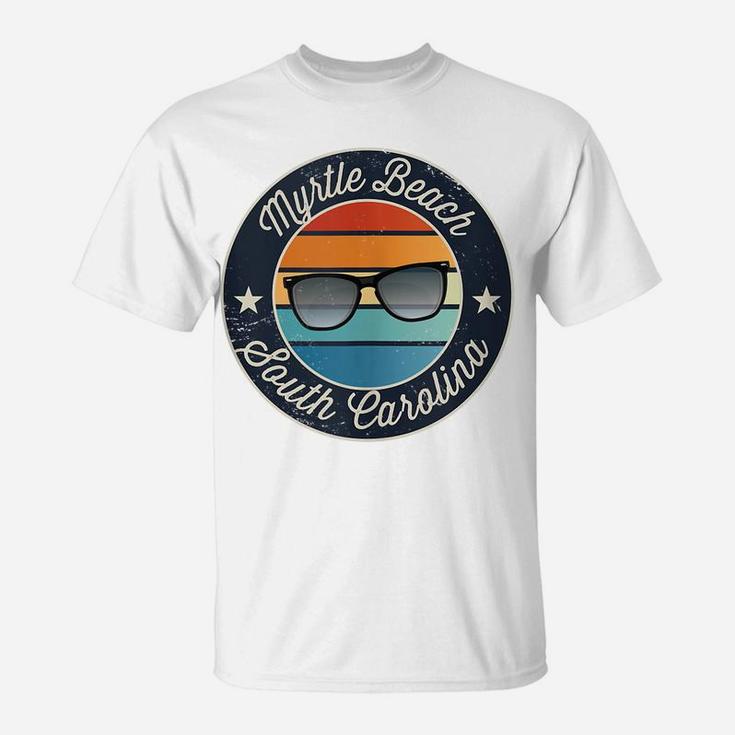 Myrtle Beach South Carolina Sc Vacation Souvenir Sunglasses T-Shirt
