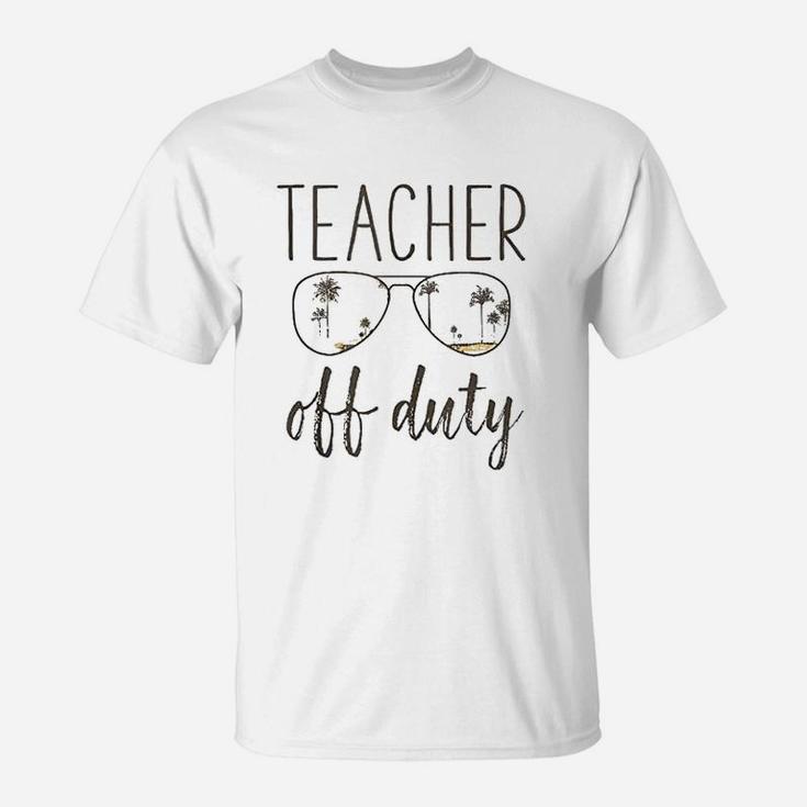 Off Duty Sunglasses Last Day Of School T-Shirt