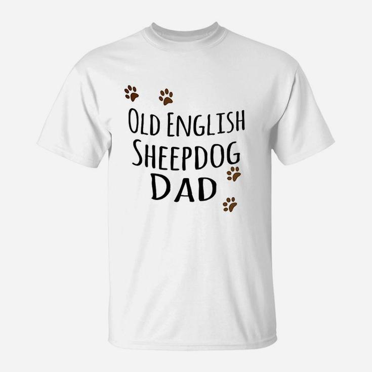 Old English Sheepdog Dad T-Shirt