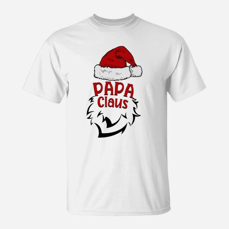 Papa Claus Merry Christmas Dad Santa Claus Head Sweatshirt T-Shirt