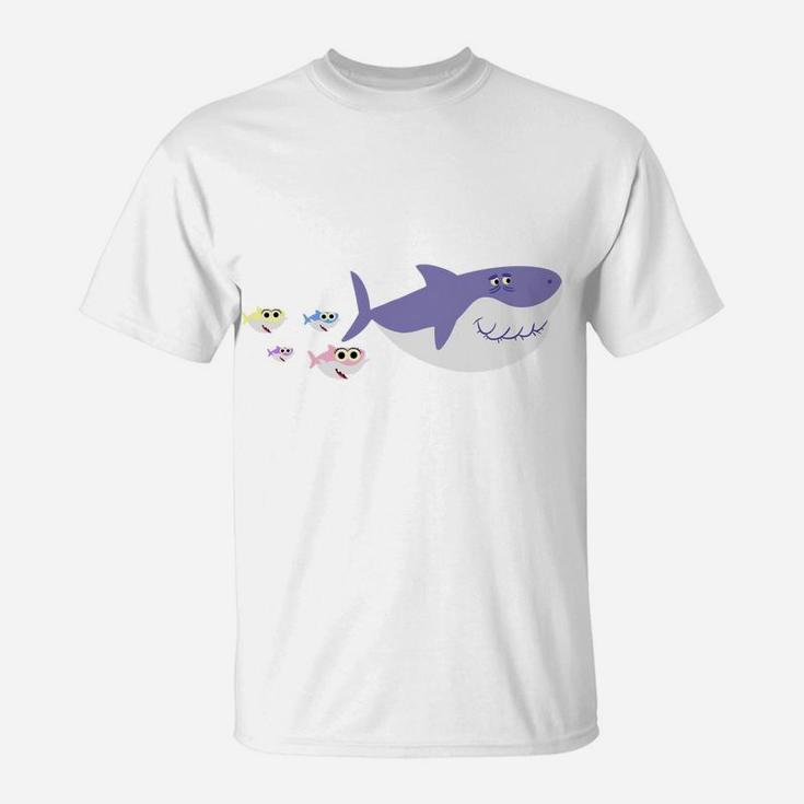 Papa Shark Doo Doo Christmas Gift Matching Family Pjs & T-Shirt