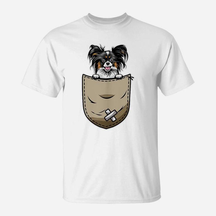 Papillion Dog Lovers And Pocket Owner T-Shirt