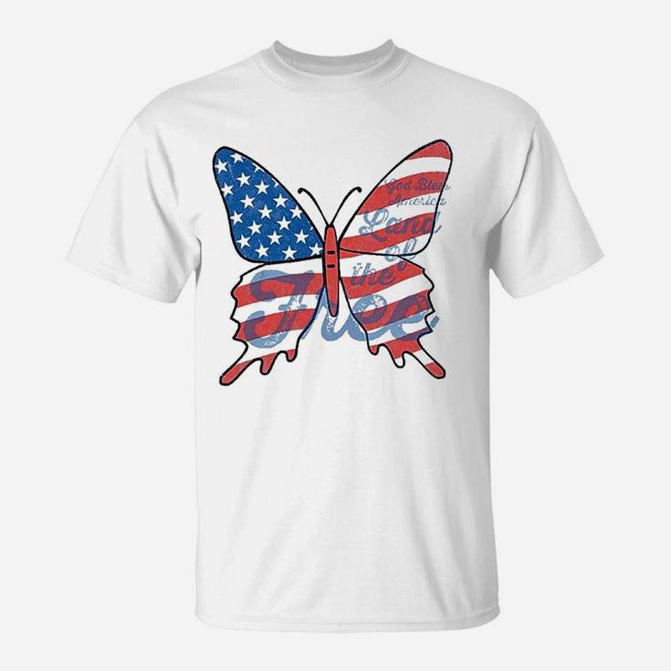 Patriotic Butterfly Youth T-Shirt