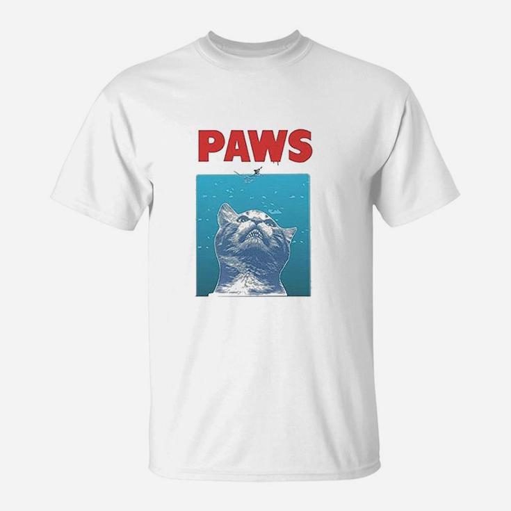 Paws Funny Cat For Cat Lovers T-Shirt