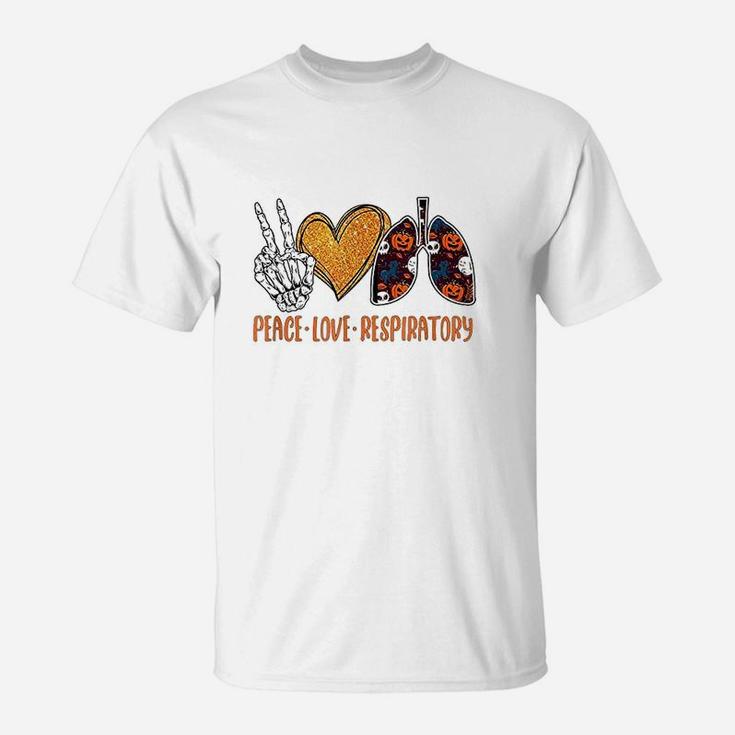 Peace With Love Respiratory T-Shirt